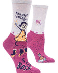 I'm Not Bossy Crew Socks