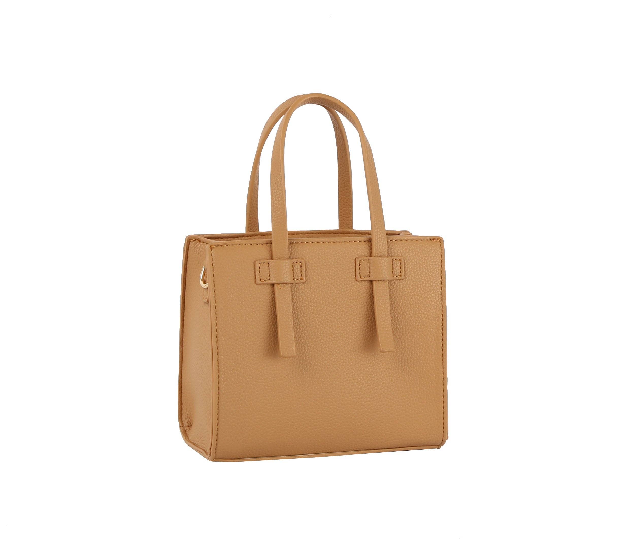 Mini Handle Crossbody accent  tote