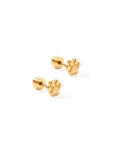 Screwback Stud Earrings - Paw Print
