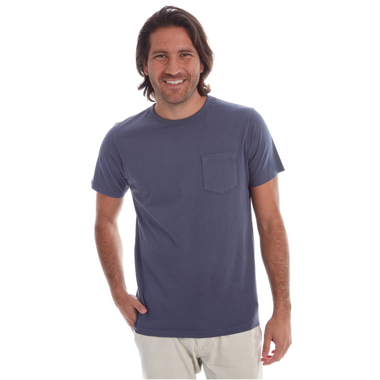 Gavin Short Sleeve Garment Dye Pocket Tee 3 Colors