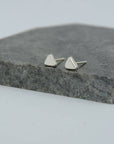 Tiny Triangle Sterling Studs