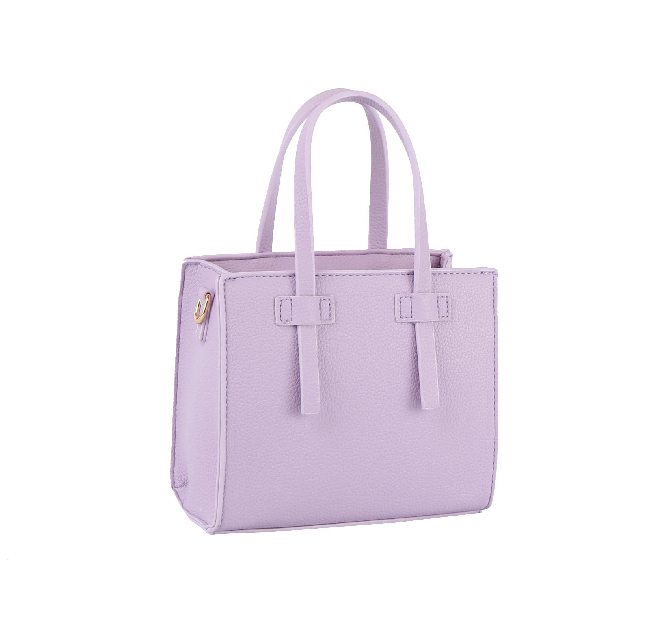 Mini Handle Crossbody accent  tote