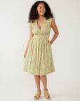 Lucille Dress Waves Green