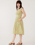 Lucille Dress Waves Green