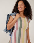 Marseille Dress Vintage Rainbow