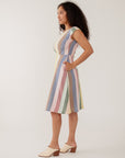 Marseille Dress Vintage Rainbow