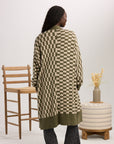 Baldwin Oversize Check Cardigan - Known Supply