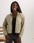 Quilted Elderberry Jacket - Known Supply