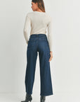 New Seamed Utility Straight Leg Jeans