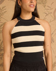 Cindy Stripe Sweater Tank - Known Supply