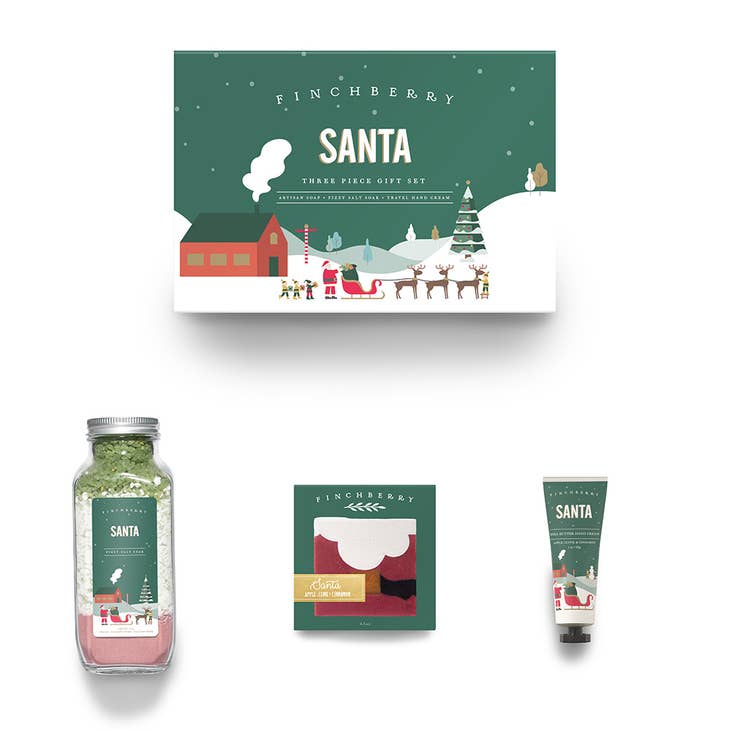 Santa 3 Piece Gift Set