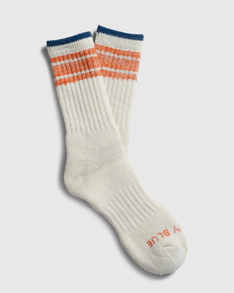 Striped Soft Hemp Trail Sock