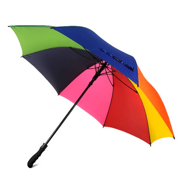 Automatic Open Rainbow Golf Canopy Umbrella