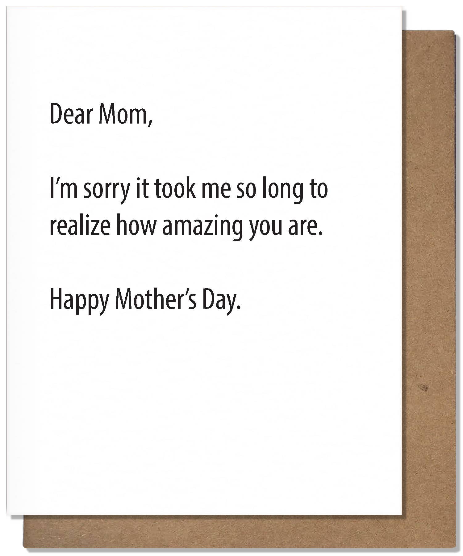 Amazing Mom Mother&#39;s Day Card