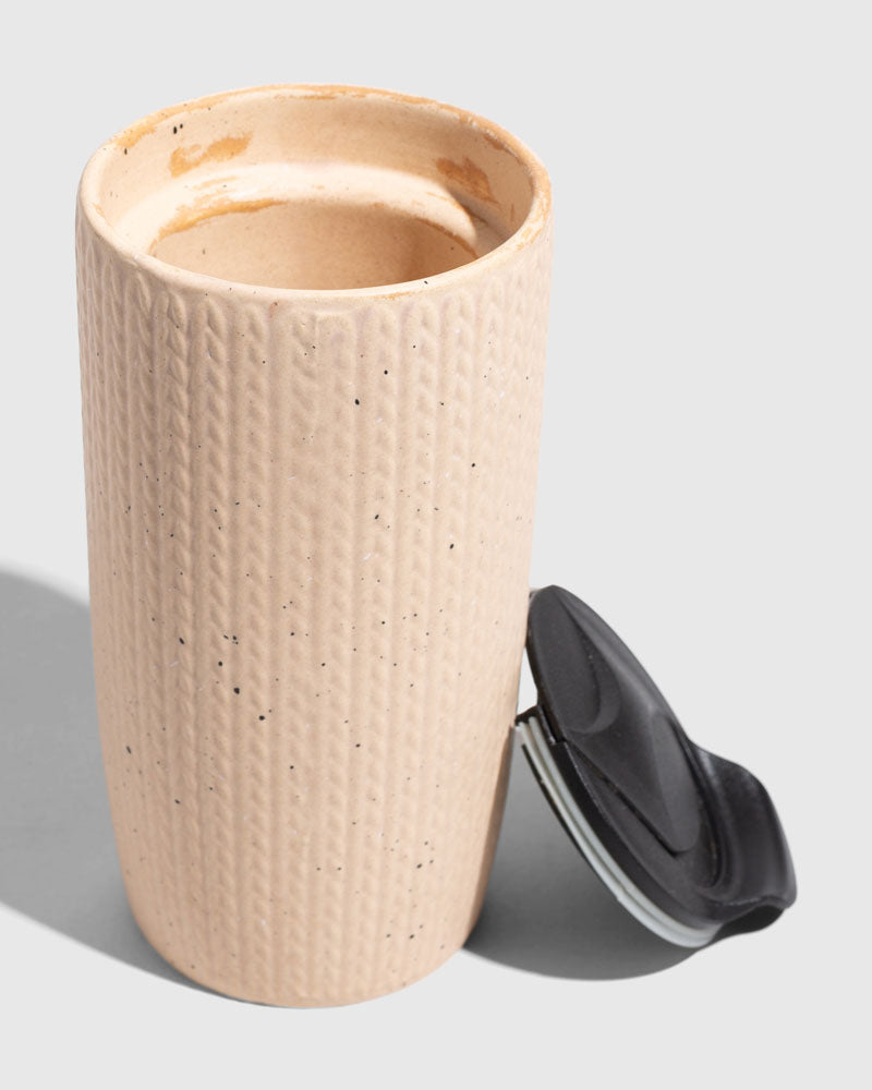 Insulated Stoneware Travel Mug (10 oz)