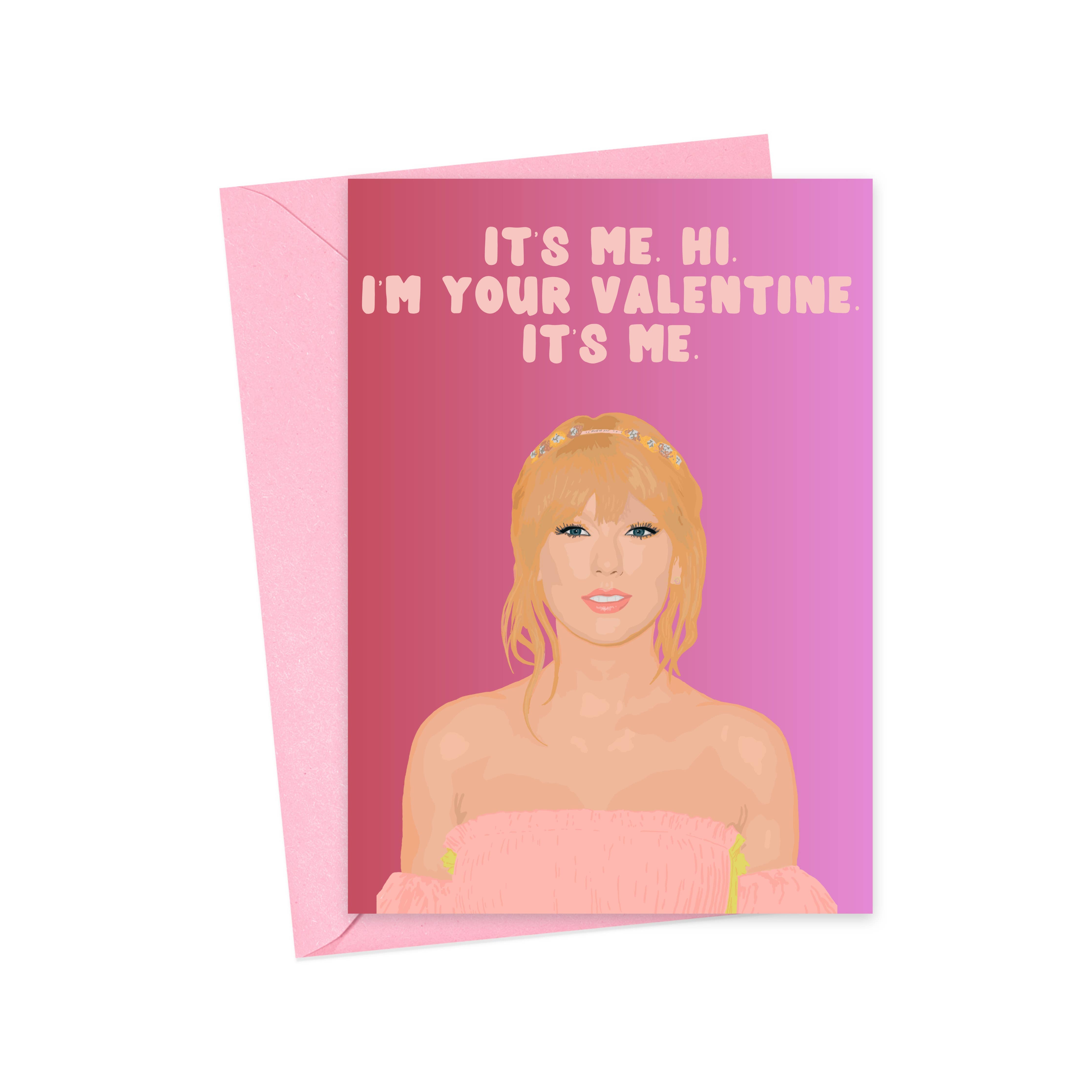Taylor Swift Valentine&#39;s Day Card Pop Culture Cards Swiftie