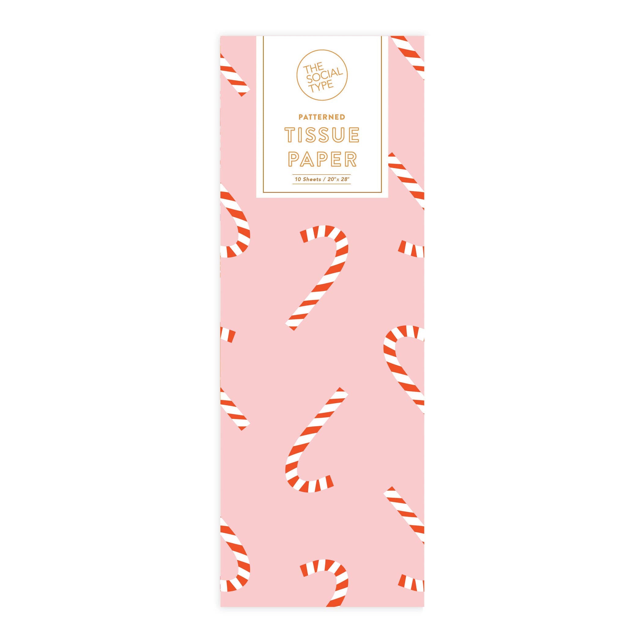 The Social Type - Candy Cane Holiday Tissue Paper