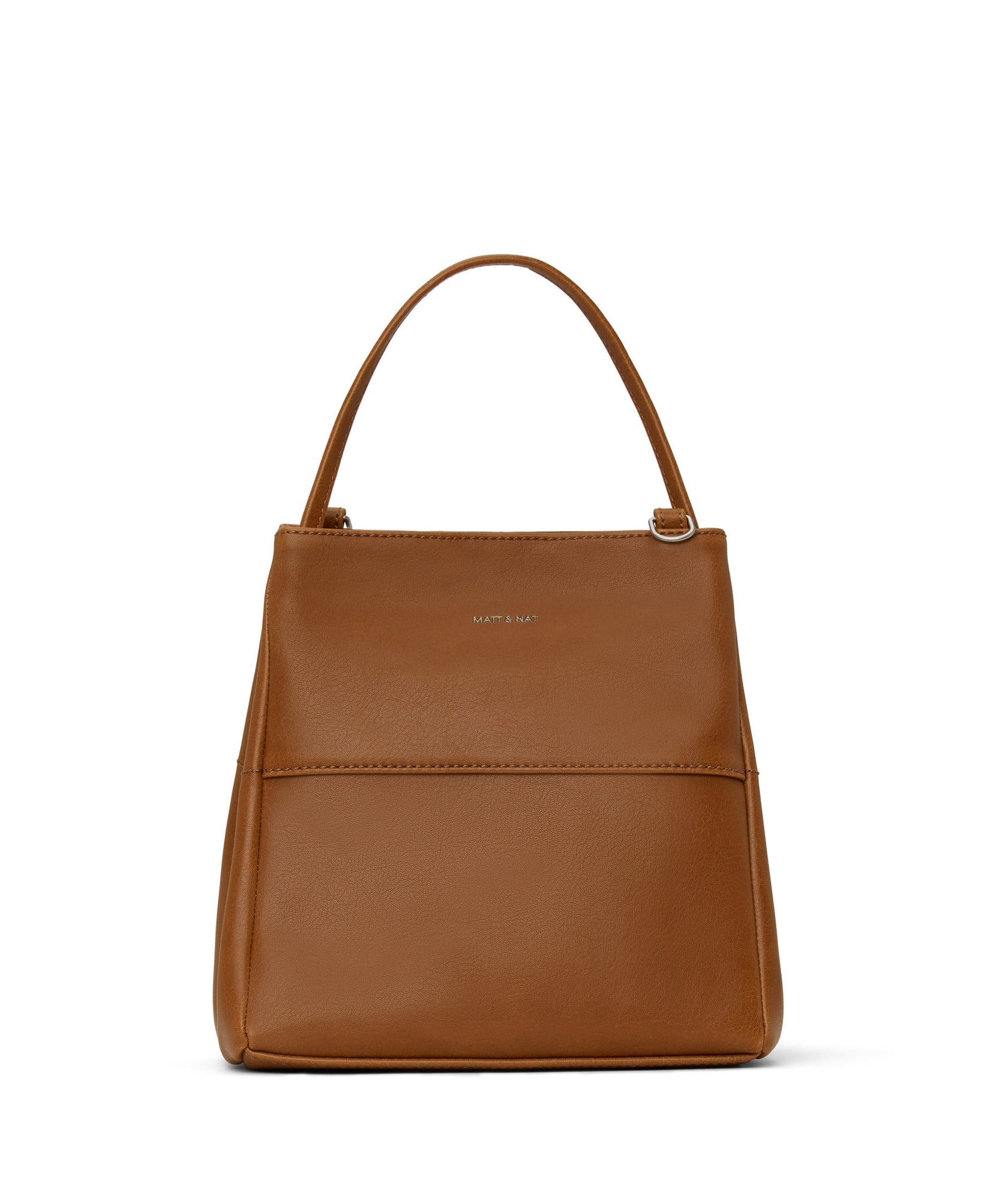 Willa leather tote bag top