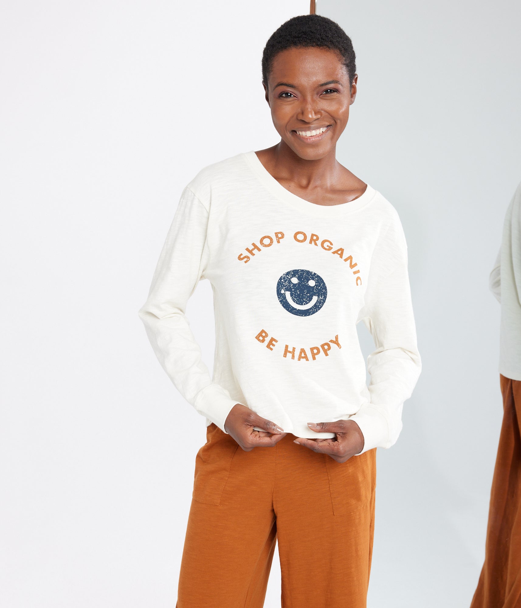 Shop Organic and Be Happy Tee