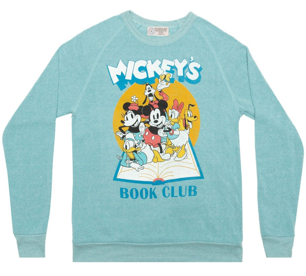 Out of Print Disney Mickey Mouse Book Club unisex sweatshirt