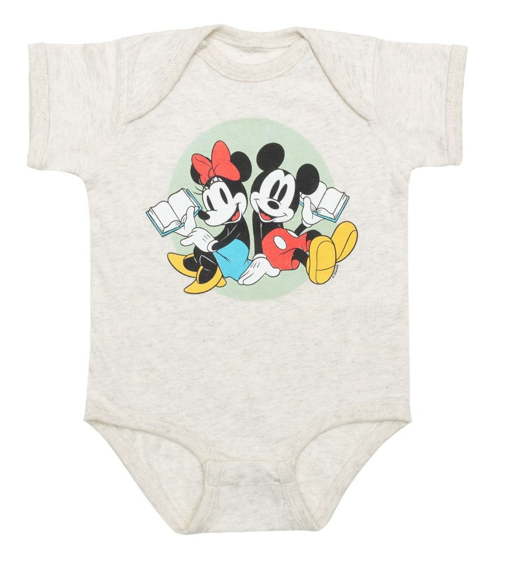 Out of Print: Disney Mickey Mouse and Minnie Mouse Reading bodysuit (Baby)