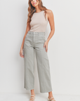 Seamed Utility Straight Leg Jean