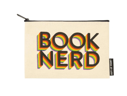 Out of Print Book Nerd Pride pouch