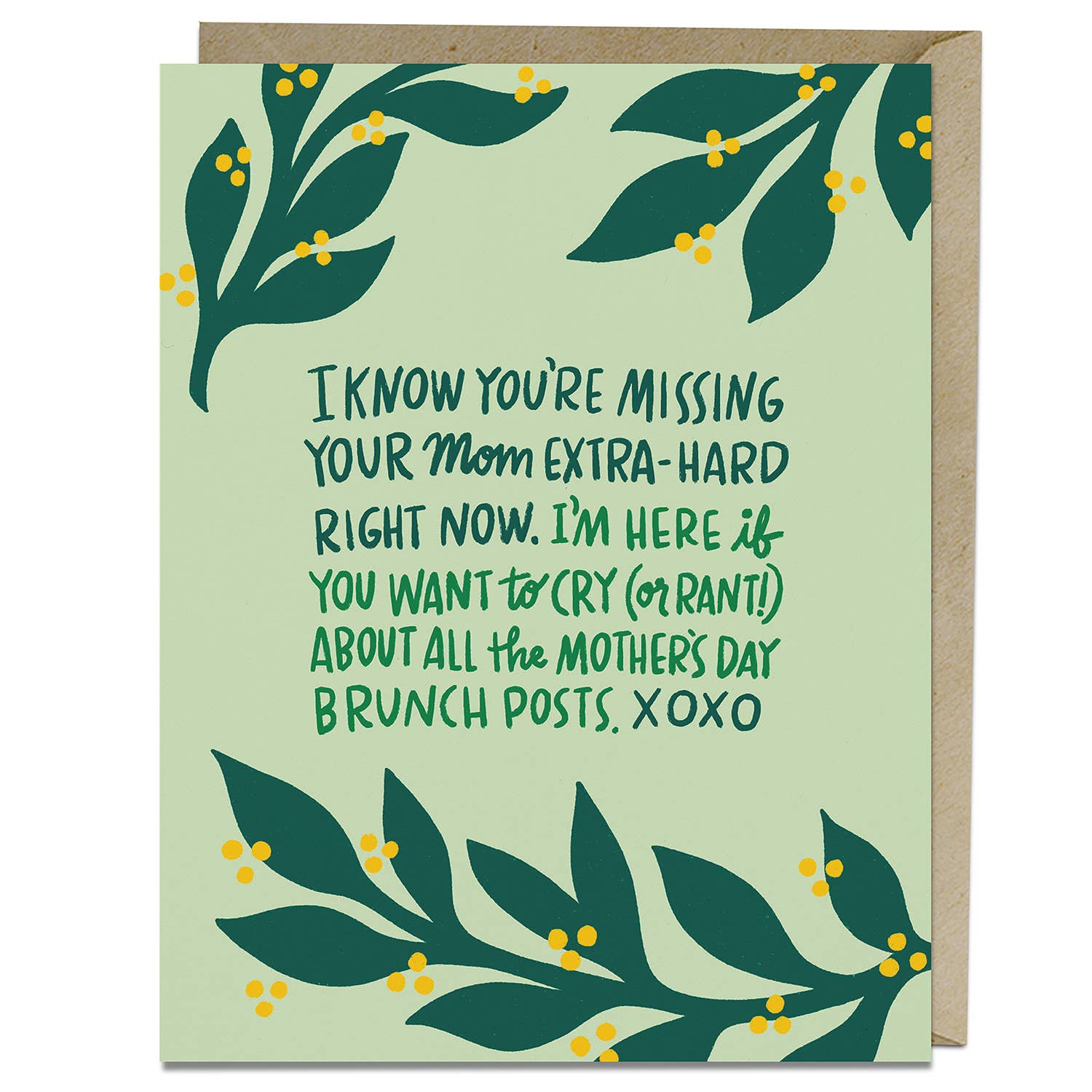 Missing Your Mom Mother&#39;s Day Card
