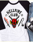 Hellfire Club - Stranger Things Inspired Baseball T-Shirt