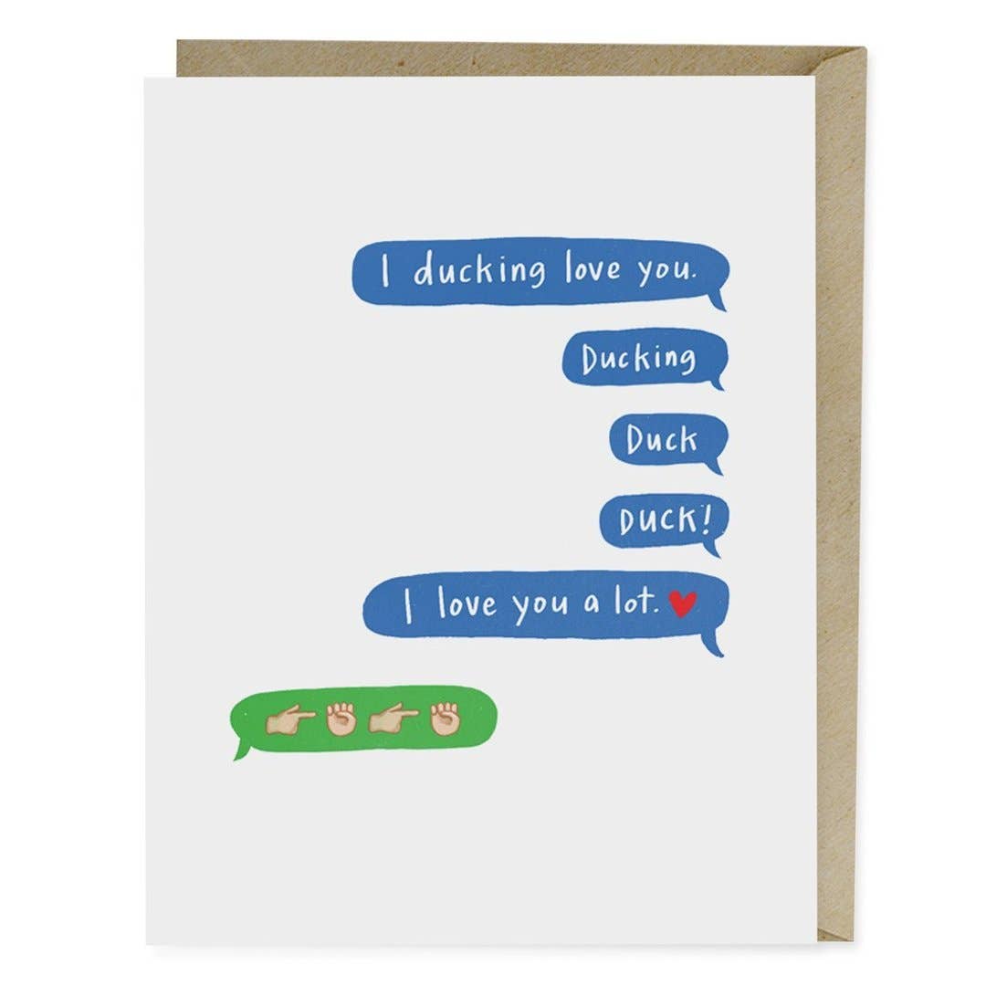 Ducking Love You Card