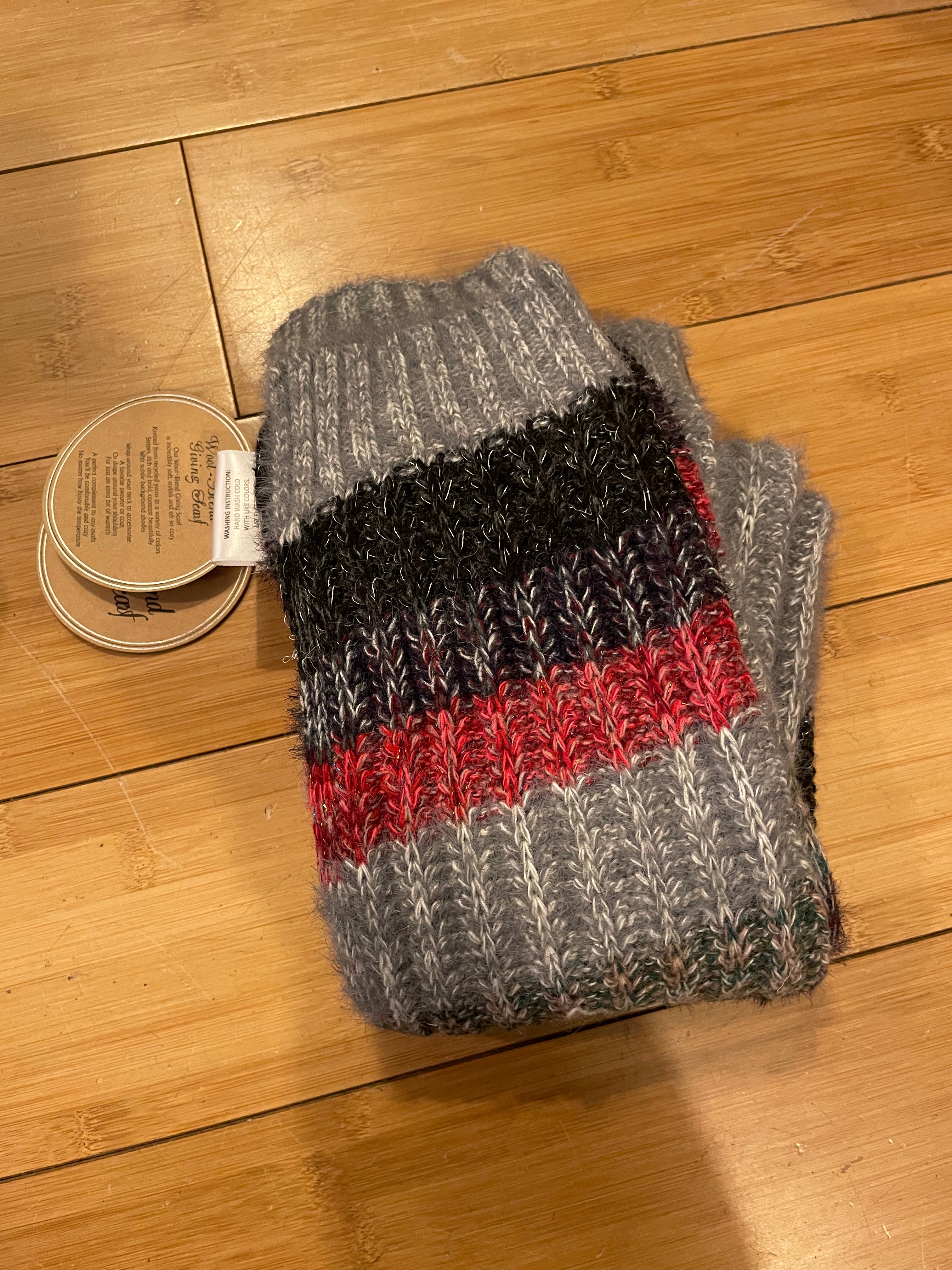Multi-Color Wool Scarf – Sadie\'s Shop