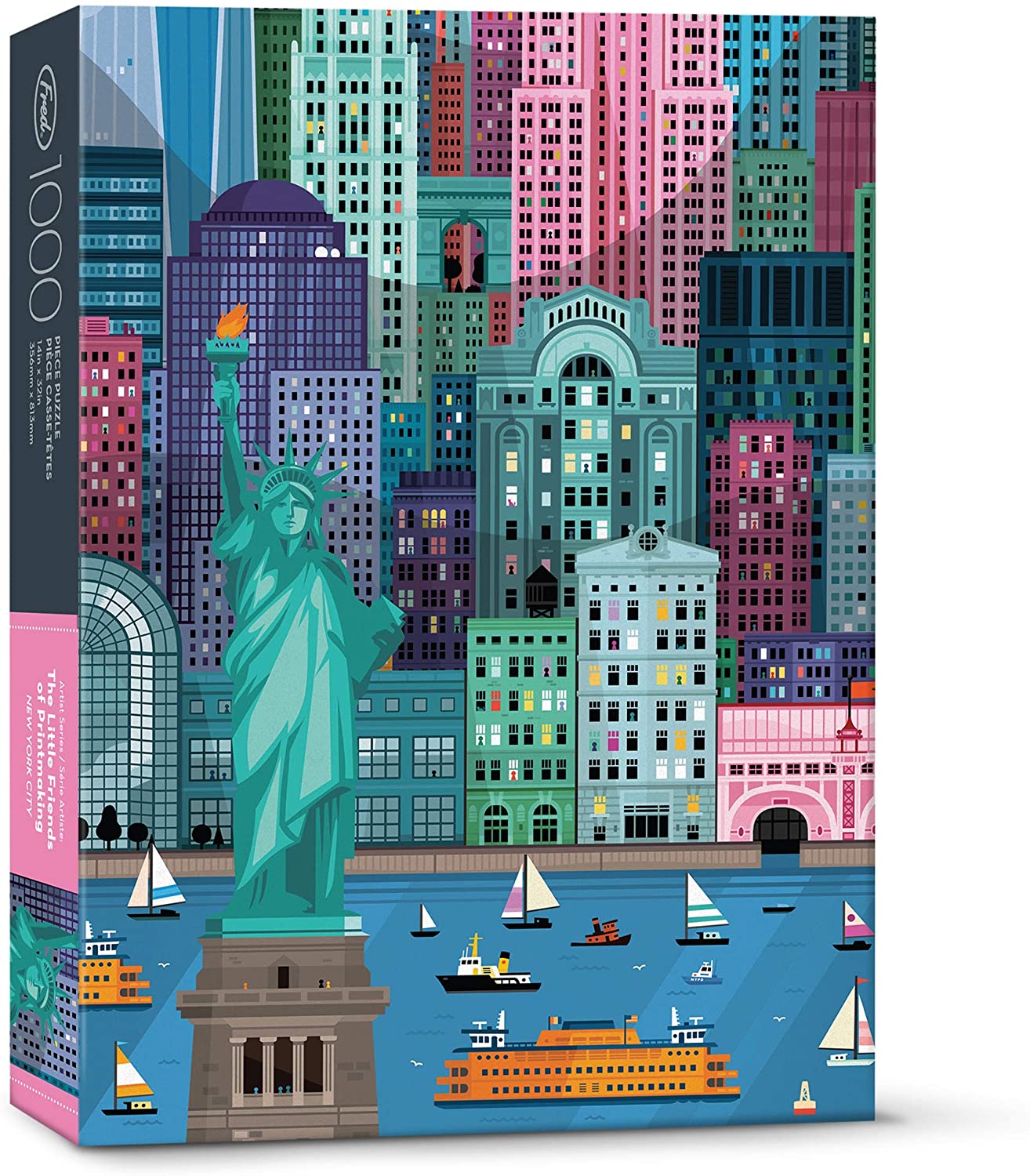 Fred and Friends 1000 PIECE PUZZLE: NEW YORK