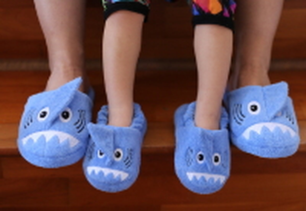 Yikes Twins Shark Slippers